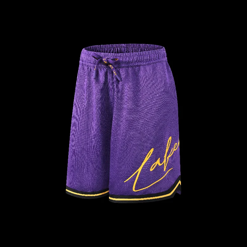 Preppy Pants NBA Los Angeles Lakers Write-Up Collection Kids' Basketball Shorts