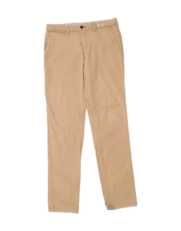 High-fashion Looks TOMMY HILFIGER Mens Slim Chino Trousers W32 L34  Brown Cotton