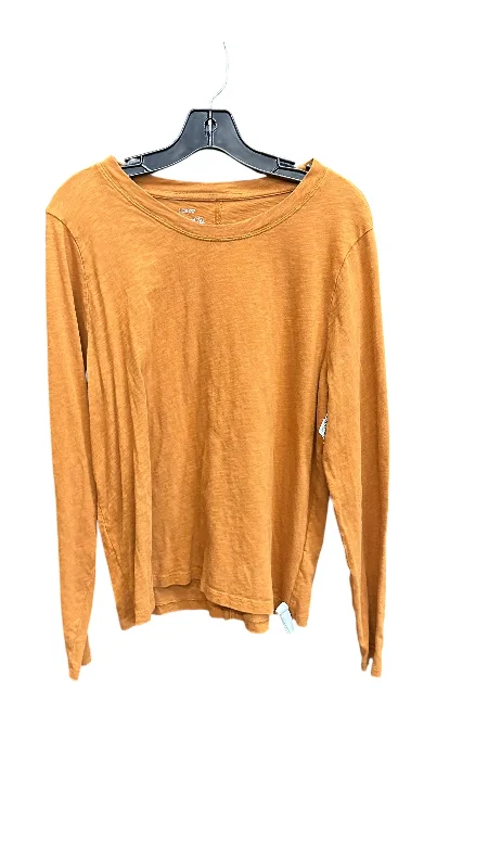 Rain Jackets Top Long Sleeve By J. Crew In Orange, Size: Xl