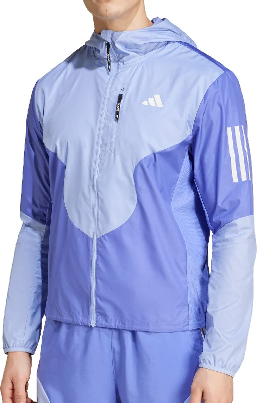 Utility Vests adidas Own The Run Mens Running Jacket - Blue