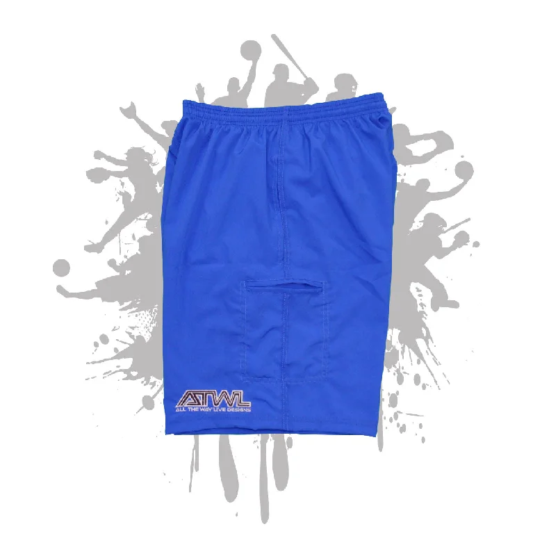 Winter Accessories Royal Blue Microfiber Stretch Short