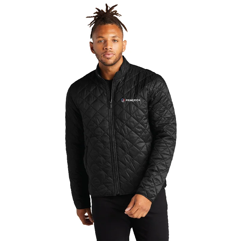 Stylish Polos Mercer+Mettle Quilted Full-Zip Jacket Black