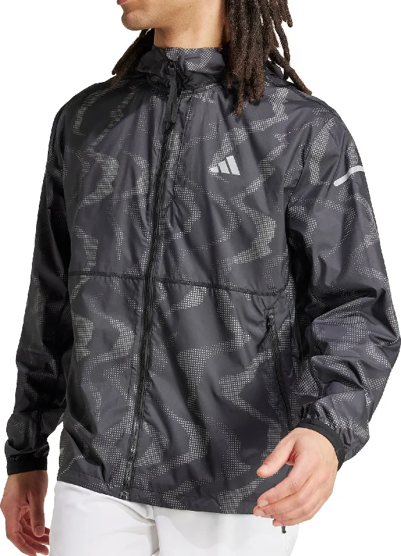 Rugged Jackets adidas Ultimate WIND.RDY Mens Running Jacket - Black