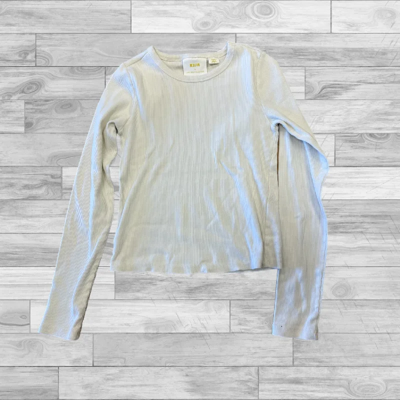 Warm Cardigans Top Long Sleeve By Maeve In White, Size: S