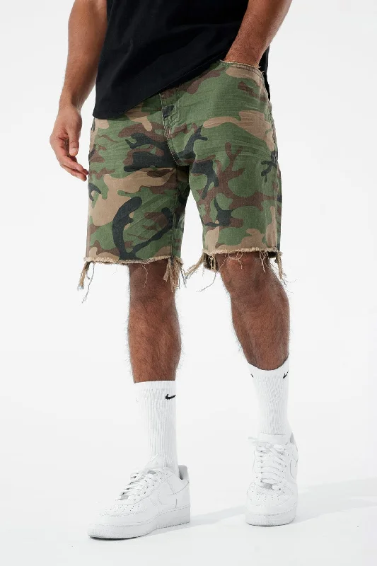 Casual Blazers Retro - Infantry Twill Shorts (Vintage Camo)