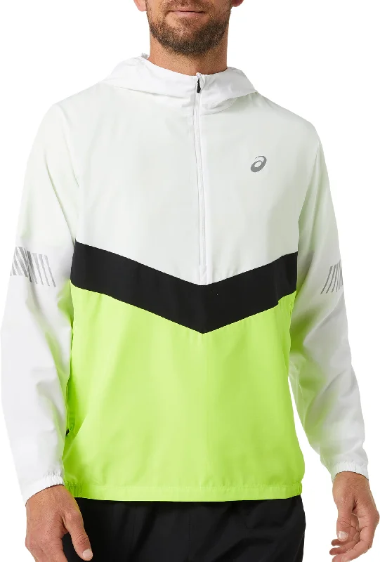 Parkas Style Asics Lite-Show Mens Running Jacket - White