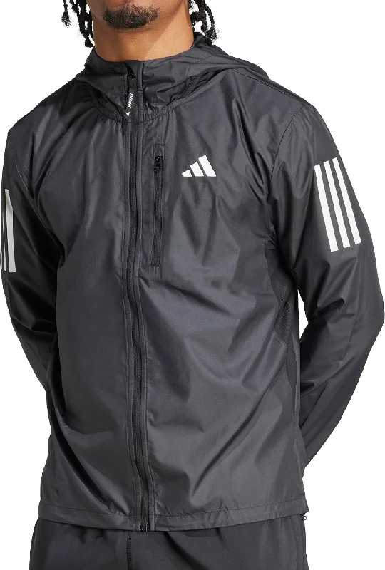 Printed Sweatshirts adidas Own The Run Mens Running Jacket - Black