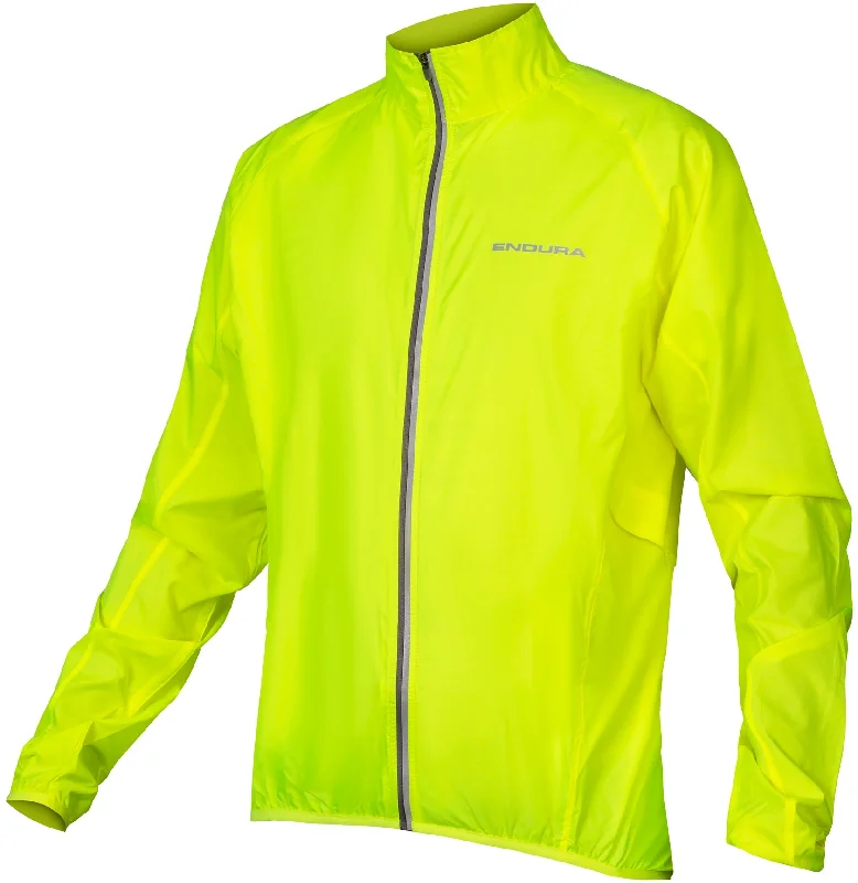 Monochrome Style Endura Pakajak Mens Cycling Jacket - Yellow