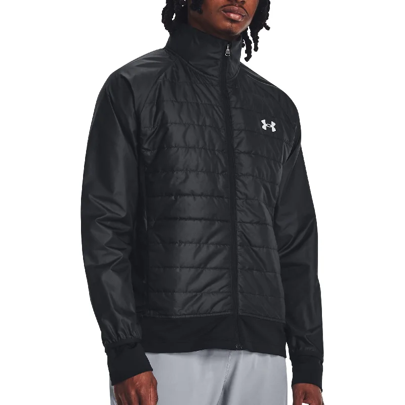 Slim-fit Trousers Under Armour Storm Insulated Hybrid Mens Running Jacket - Black