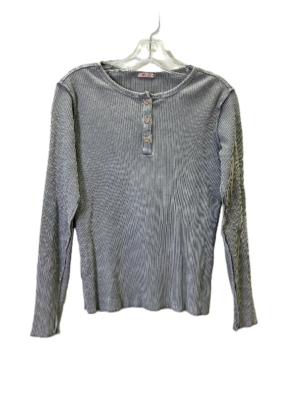 Athletic Wear Top Long Sleeve By Udel In Grey, Size: S