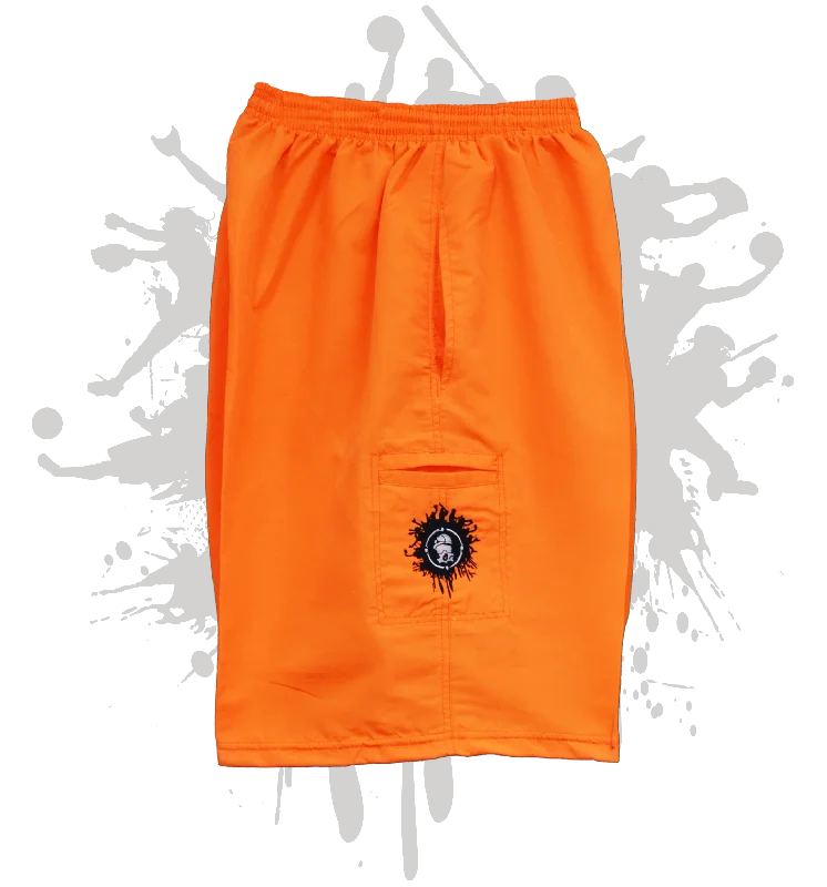 Stylish Trousers ATWL Neon Orange Micro Shorts