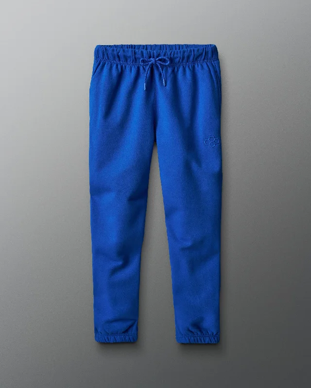 Slim-fit Trousers Comfort Fleece Sweatpants - Royal