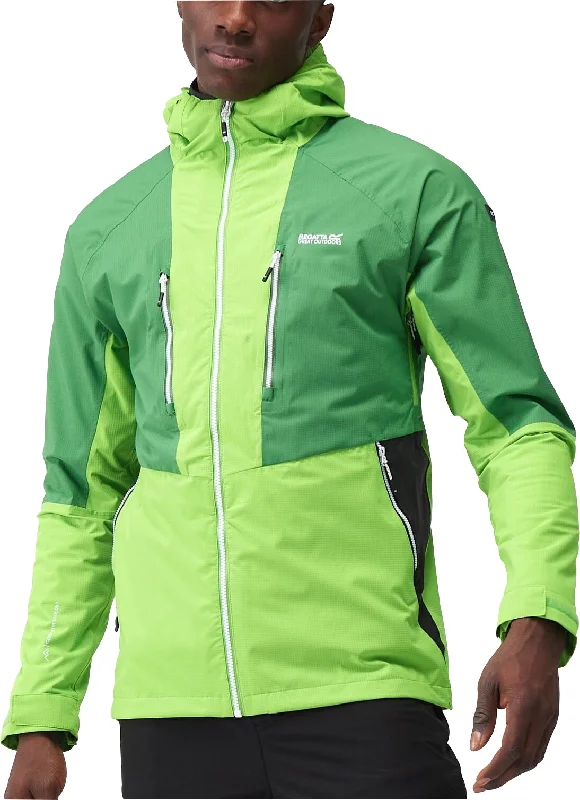 Graphic Sweatshirts Regatta Sacramento IX 2 In 1 Mens Waterproof Jacket - Green