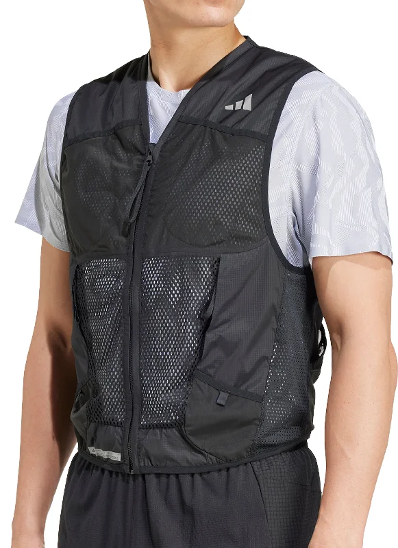 Casual Suits adidas Ultimate Pocket Mens Running Gilet - Black