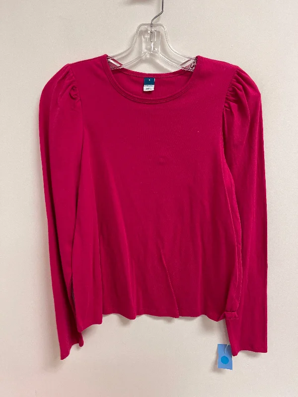 Urban Sneakers Top Long Sleeve By Old Navy In Pink, Size: S