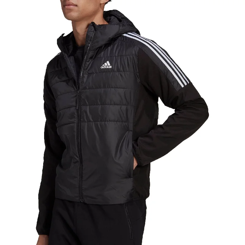 Bright Shirts adidas Essentials Insulated Hooded Mens Hybrid Jacket - Black