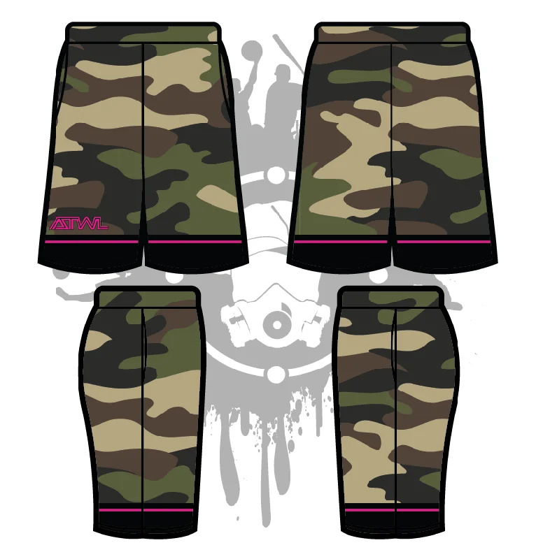 Comfy Sweatpants Camo Tron Men's Full Dye Shorts