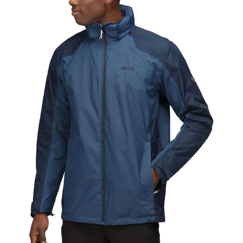 Trench Coats Regatta Telmar IV 3 In 1 Mens Waterproof Jacket - Navy