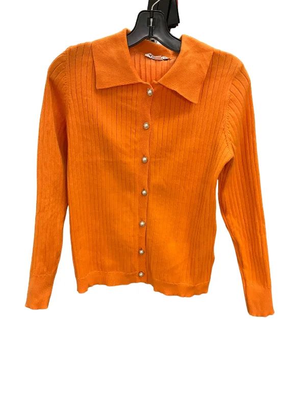 Sports Jackets Top Long Sleeve Designer By Nanette Lepore In Orange, Size: S