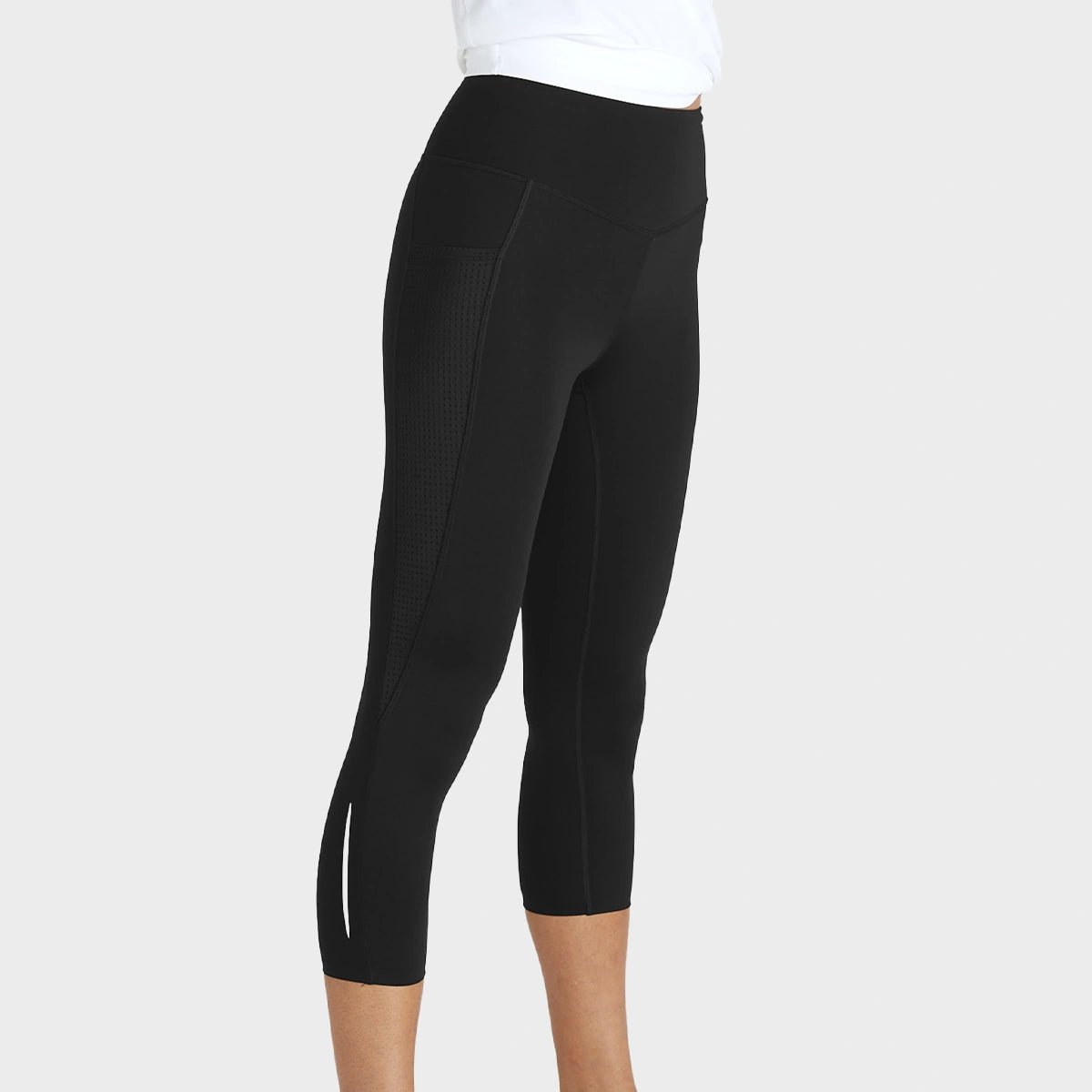 Fleece Jackets Ex Store Ladies Go Train Cropped Gym Leggings