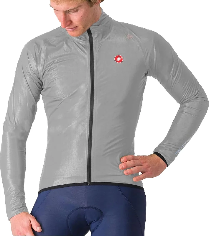 High-fashion Looks Castelli Squall Shell Mens Cycling Jacket - Grey