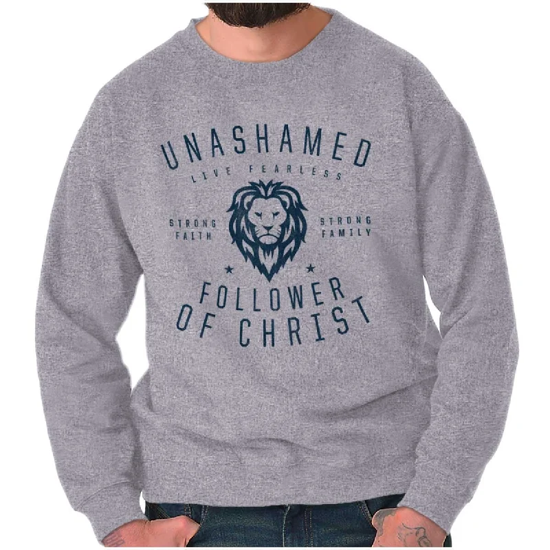 Trench Coats Unashamed Follower Crewneck Sweatshirt