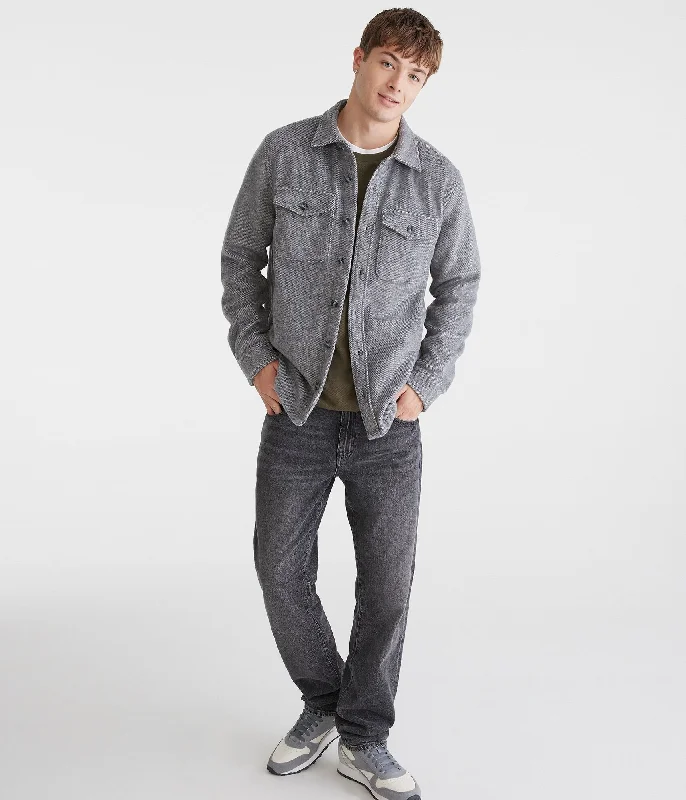 Street Denim Aeropostale Unlined Flannel Shacket