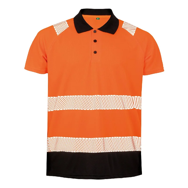 Fluorescent Orange-Black