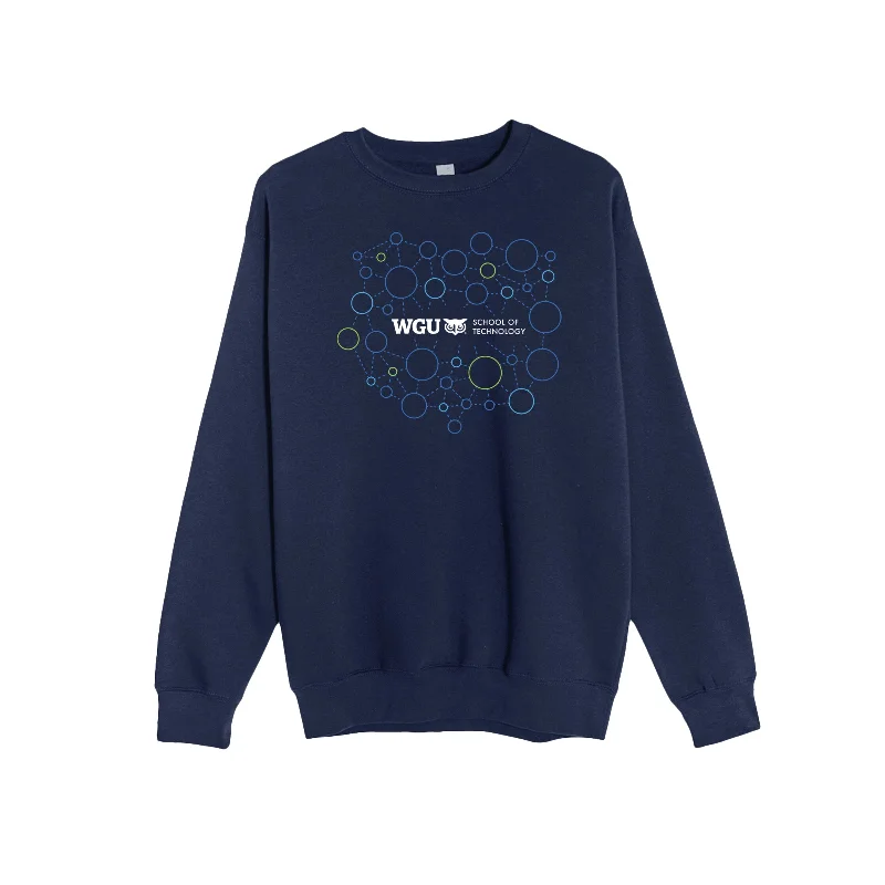 Summer Fashion Unisex School of Technology Connect Crew Sweatshirt