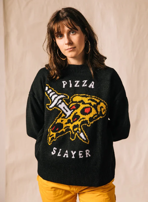 Fashion Sneakers Pizza Slayer Sweater