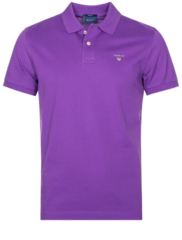 Stylish Polos Original Piqué Polo Shirt Dark Violet