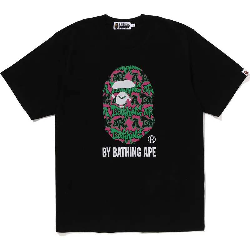 Workwear Jackets Graffiti Pattern By Bathing Ape Tee Mens