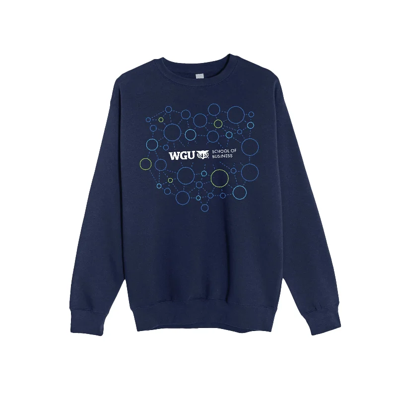 Casual Jackets Unisex School of Business Connect Crew Sweatshirt