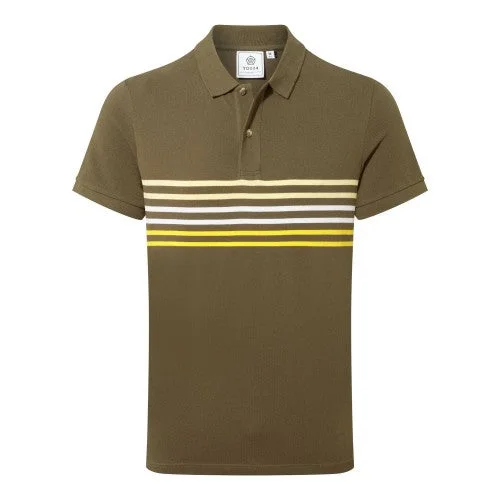 Business Shirts TOG24 Mens Bolton Striped Polo Shirt