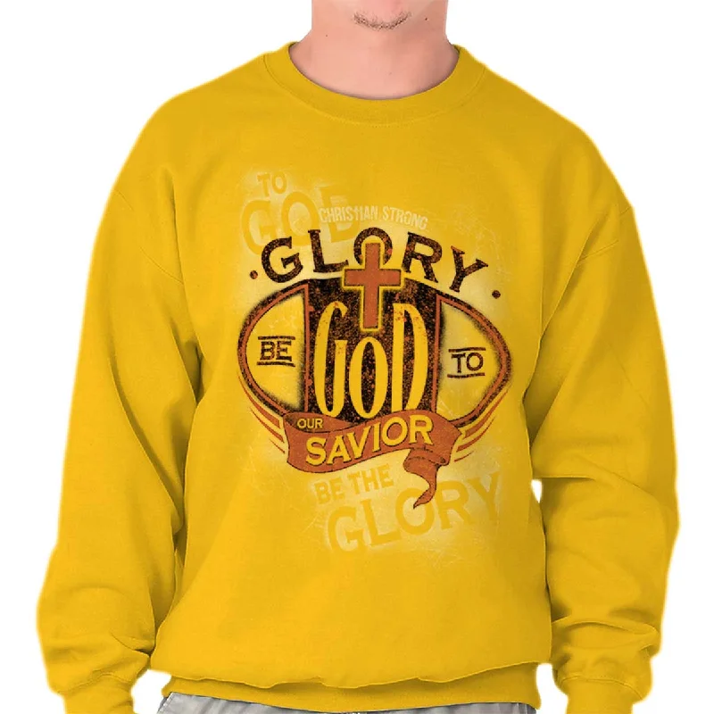 Jogger Pants Glory to God Crewneck Sweatshirt