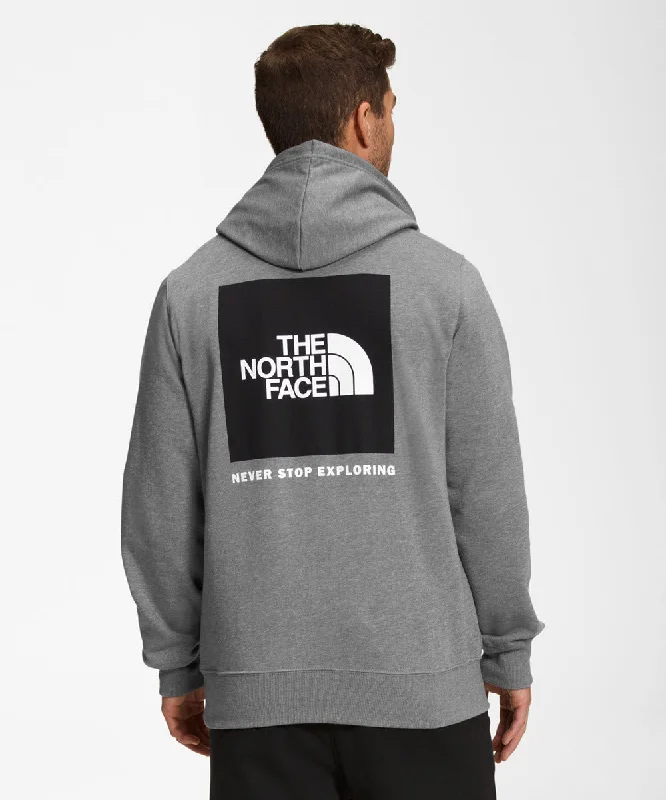 Urban Jackets The North Face Men's Box NSE Hooded Sweatshirt - Medium Grey/Black