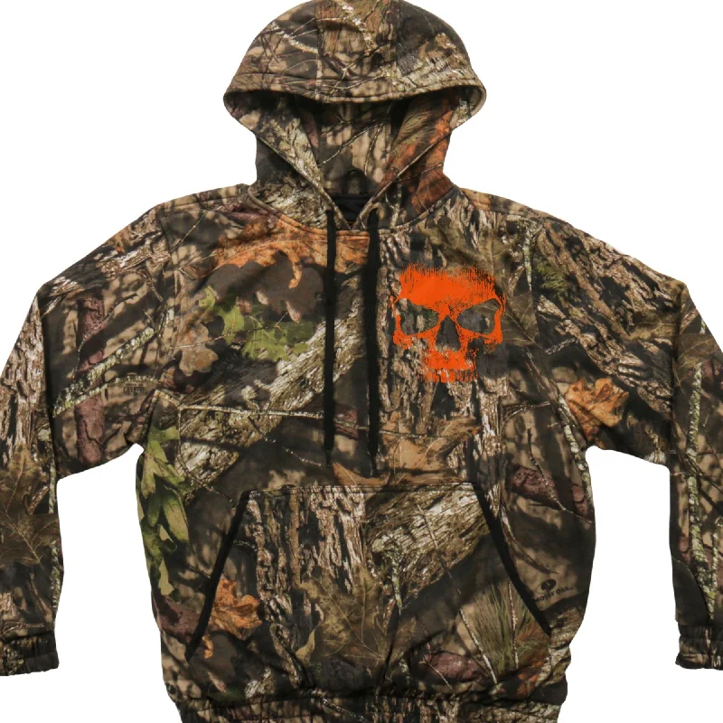 Tailored Coats Mossy Oak and Hot Leathers GMD4471 Mens Limited Edition Mashup Skull Jungle Camo Hoodie Sweatshirt