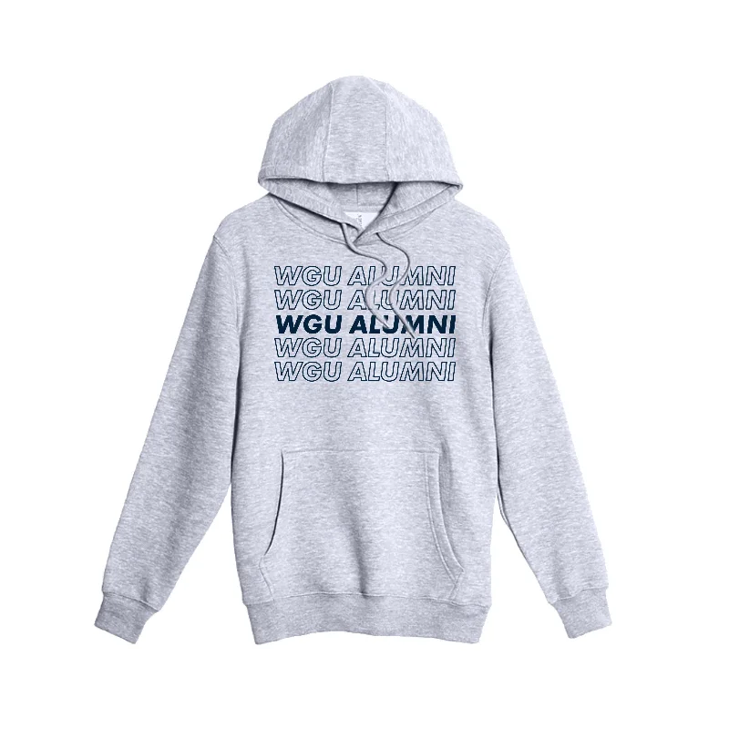 Minimalist Fashion Unisex WGU Alumni Repeat Hoodie