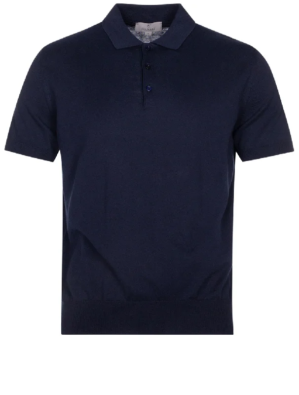 Tailored Trousers Silk Mix Polo Navy