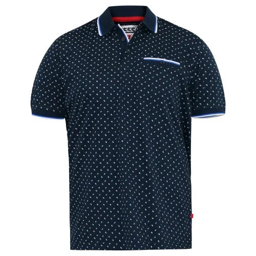 Button-down Shirts Duke Mens D555 Oakley All-Over Print Jersey Kingsize Polo Shirt