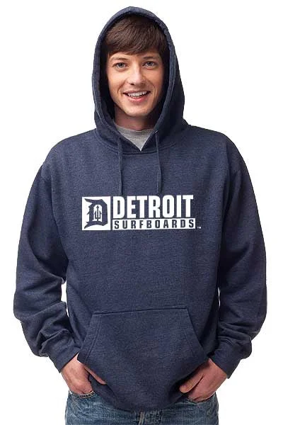 Bold Prints Detroit Surfboards premium logo Hoodie