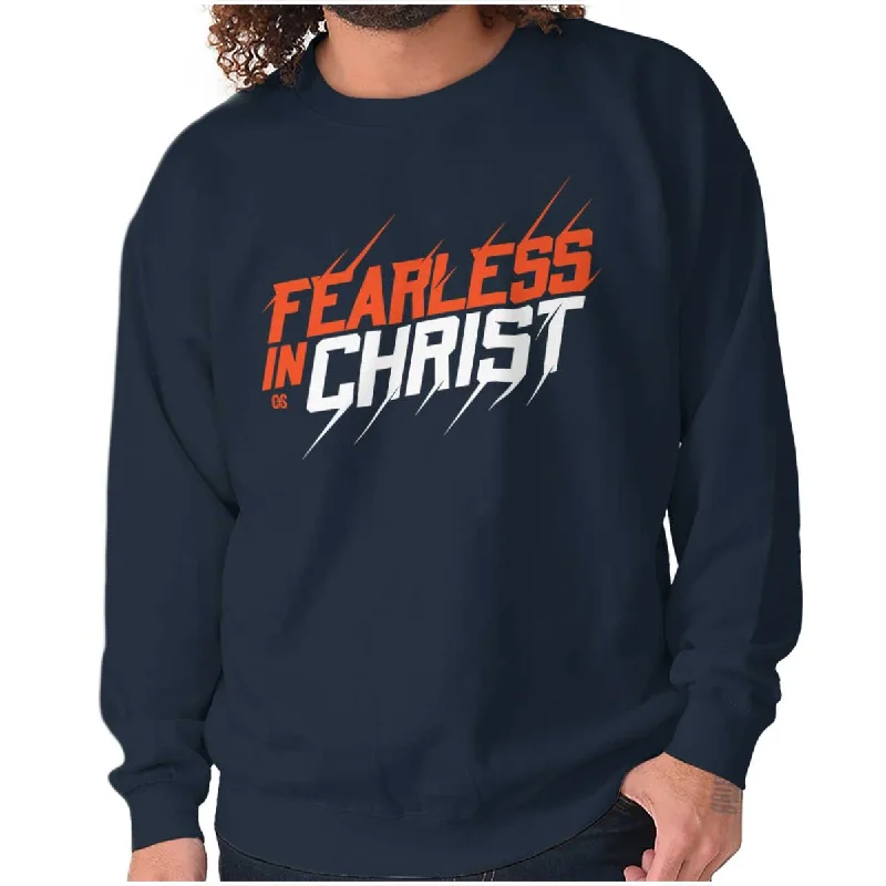 Statement Jackets Fearless in Christ Crewneck Sweatshirt