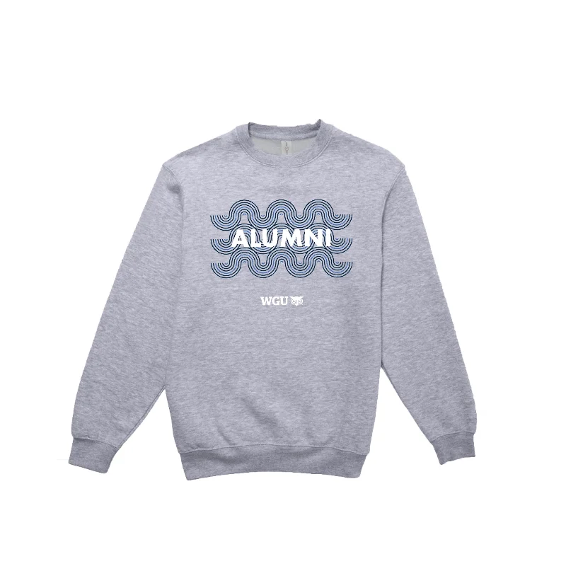 Stylish Hats Unisex Alumni Flow Crew Sweatshirt