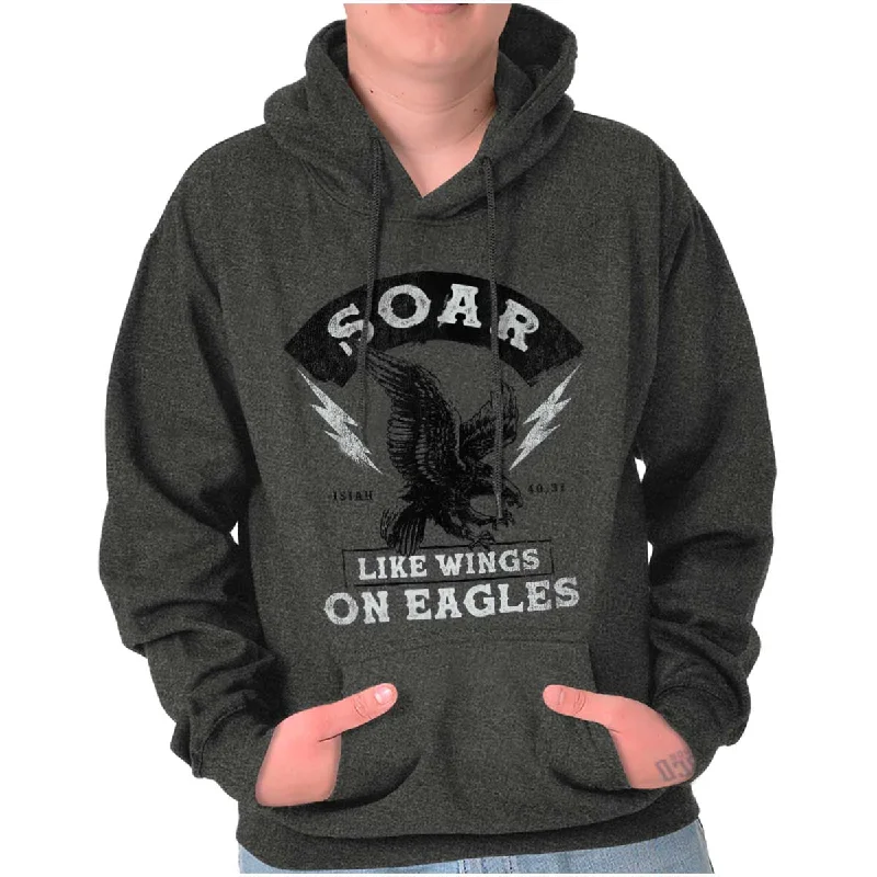 Printed Pants Soar Like Eagles Hoodie