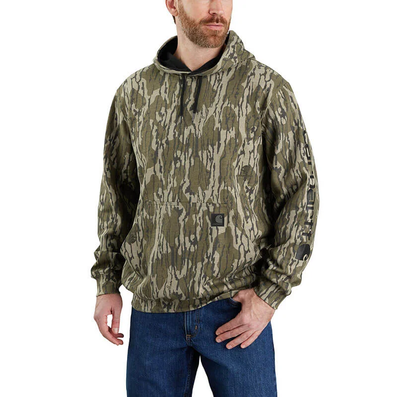 Funky Prints 105484 - Carhartt Men's Loose Fit Midweight Camo Sleeve Graphic Sweatshirt