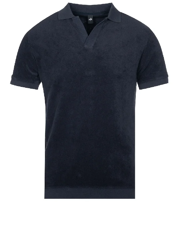 Fashion Accessories Toweling Retro Polo Dark Navy