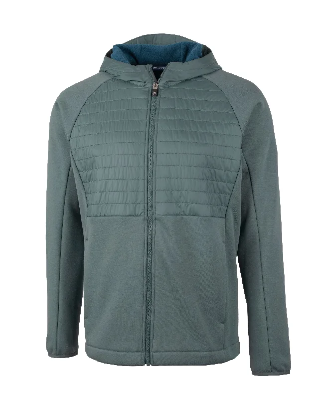 Stylish Polos Cutter & Buck Discovery Hybrid Hooded Jacket