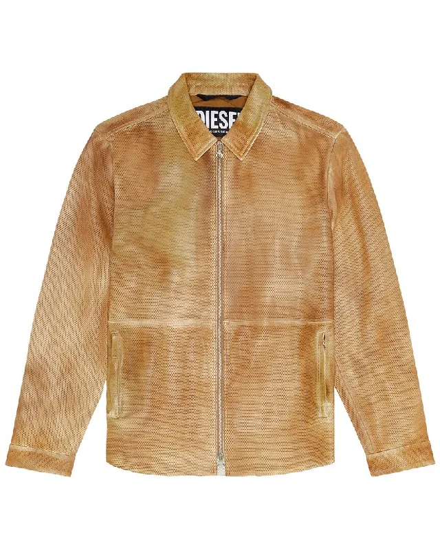 High-fashion Looks Diesel Clime Leather Jacket