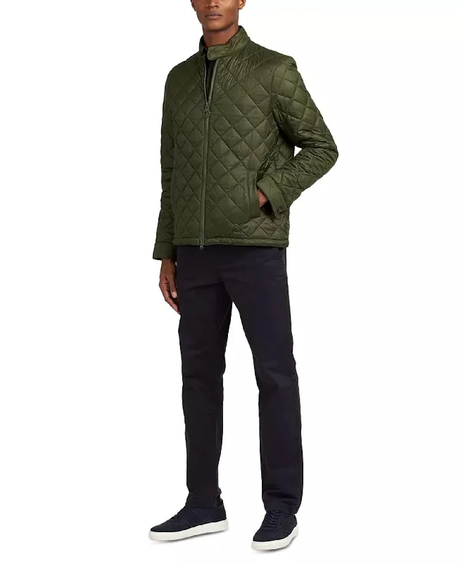 Warm Jackets Harrington Quilt In Green