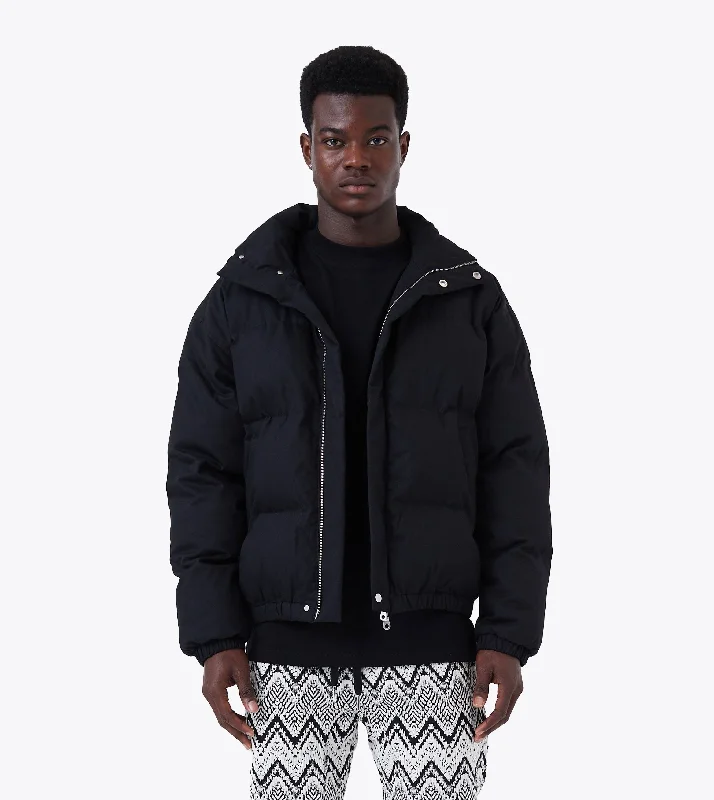 Urban Shirts Hike Puffer Jacket Black